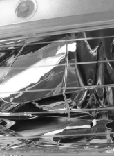 Spec-D Crystal Headlights (Chrome Housing/Clear Lens) Dodge | Plymouth | Chrysler 1996-2000                                     - 2LH-CAR96-RS - Image 3