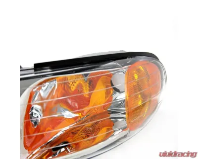 Spec-D Crystal Headlights (Chrome Housing/Clear Lens) Dodge | Plymouth | Chrysler 1996-2000 - 2LH-CAR96-RS
