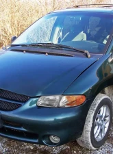 Spec-D Crystal Headlights (Chrome Housing/Clear Lens) Dodge | Plymouth | Chrysler 1996-2000                                     - 2LH-CAR96-RS - Image 9