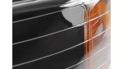 Spec-D Crystal Headlights (Matte Black Housing/Clear Lens) Dodge | Plymouth | Chrysler 1996-2000                                     - 2LH-CAR96JM-RS - Image 3