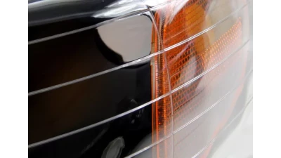 Spec-D Crystal Headlights (Matte Black Housing/Clear Lens) Dodge | Plymouth | Chrysler 1996-2000                                     - 2LH-CAR96JM-RS - Image 7