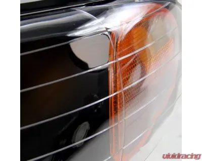 Spec-D Crystal Headlights (Matte Black Housing/Clear Lens) Dodge | Plymouth | Chrysler 1996-2000 - 2LH-CAR96JM-RS