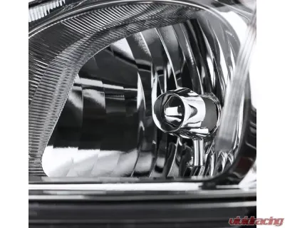 Spec-D Crystal Headlights w/ Amber Reflectors (Chrome Housing/Clear Lens) Chevrolet | Pontiac 2005-2010 - 2LH-COB05-RS