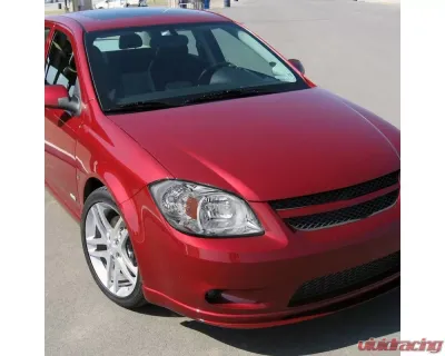 Spec-D Crystal Headlights w/ Amber Reflectors (Chrome Housing/Clear Lens) Chevrolet | Pontiac 2005-2010 - 2LH-COB05-RS