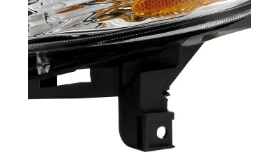 Spec-D Factory Style Headlights (Chrome Housing/Clear Lens) Toyota Corolla 2003-2008                                     - 2LH-COR03-RS - Image 3