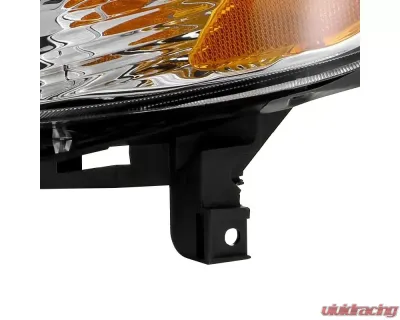 Spec-D Factory Style Headlights (Chrome Housing/Clear Lens) Toyota Corolla 2003-2008 - 2LH-COR03-RS