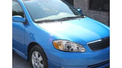 Spec-D Factory Style Headlights (Chrome Housing/Clear Lens) Toyota Corolla 2003-2008                                     - 2LH-COR03-RS - Image 4