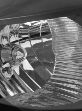 Spec-D Factory Style Crystal Headlights w/ Amber Reflector (Matte Black Housing/Clear Lens) Toyota Corolla 2009-2010                                     - 2LH-COR09JM-RS - Image 5