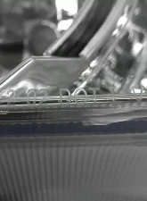 Spec-D Factory Style Crystal Headlights (Chrome Housing/Clear Lens) Honda Civic 2006-2011                                     - 2LH-CV062-RS - Image 2