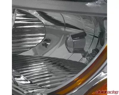 Spec-D Factory Style Crystal Headlights (Chrome Housing/Clear Lens) Honda Civic 2006-2011 - 2LH-CV062-RS