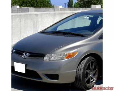 Spec-D Factory Style Crystal Headlights (Chrome Housing/Clear Lens) Honda Civic 2006-2011 - 2LH-CV062-RS