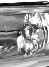 Spec-D Crystal Headlights w/ Amber Reflectors (Chrome Housing/Clear Lens) Honda Civic 2006-2011                                     - 2LH-CV064-RS - Image 3