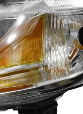 Spec-D Crystal Headlights w/ Amber Reflectors (Chrome Housing/Clear Lens) Honda Civic 2006-2011                                     - 2LH-CV064-RS - Image 7