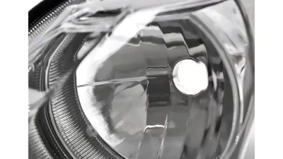 Spec-D Factory Style Headlights (Chrome Housing/Clear Lens) Honda Civic 2006-2011                                     - 2LH-CV064-V2-RS - Image 3