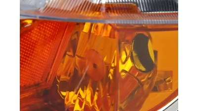 Spec-D Factory Style Headlights (Chrome Housing/Clear Lens) Honda Civic 2006-2011                                     - 2LH-CV064-V2-RS - Image 4