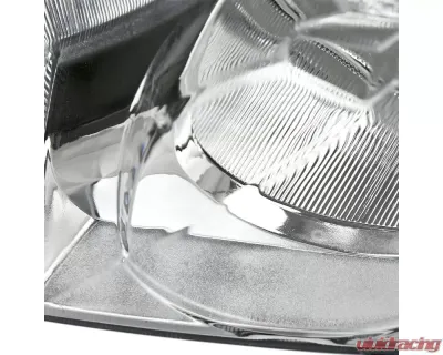 Spec-D Factory Style Headlights (Chrome Housing/Clear Lens) Honda Civic 2006-2011 - 2LH-CV064-V2-RS