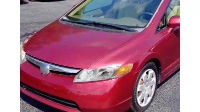 Spec-D Factory Style Headlights (Chrome Housing/Clear Lens) Honda Civic 2006-2011                                     - 2LH-CV064-V2-RS - Image 9