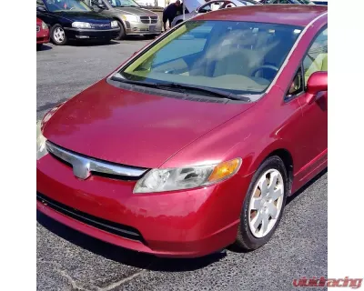 Spec-D Factory Style Headlights (Chrome Housing/Clear Lens) Honda Civic 2006-2011 - 2LH-CV064-V2-RS