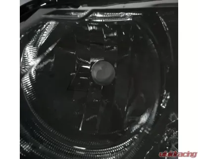 Spec-D Crystal Headlights (Chrome Housing/Smoked Lens) Honda Civic 2006-2011 - 2LH-CV064G-RS