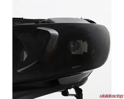 Spec-D Crystal Headlights (Chrome Housing/Smoked Lens) Honda Civic 2006-2011 - 2LH-CV064G-RS