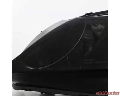 Spec-D Crystal Headlights (Chrome Housing/Smoked Lens) Honda Civic 2006-2011 - 2LH-CV064G-RS