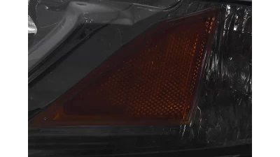 Spec-D Crystal Headlights (Chrome Housing/Smoked Lens) Honda Civic 2006-2011                                     - 2LH-CV064G-RS - Image 7