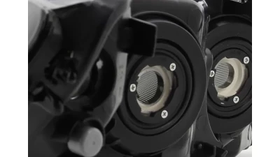 Spec-D Crystal Headlights (Chrome Housing/Smoked Lens) Honda Civic 2006-2011                                     - 2LH-CV064G-RS - Image 9