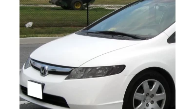 Spec-D Crystal Headlights (Chrome Housing/Smoked Lens) Honda Civic 2006-2011                                     - 2LH-CV064G-RS - Image 10