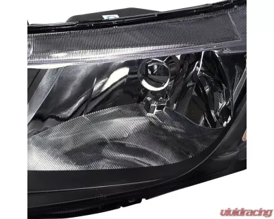 Spec-D Crystal Headlights (Matte Black Housing/Clear Lens) Honda Civic 2006-2011 - 2LH-CV064JM-RS