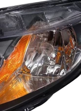 Spec-D Crystal Headlights (Matte Black Housing/Clear Lens) Honda Civic 2006-2011                                     - 2LH-CV064JM-RS - Image 4