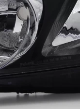 Spec-D Crystal Headlights (Matte Black Housing/Clear Lens) Honda Civic 2006-2011                                     - 2LH-CV064JM-RS - Image 6