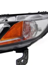 Spec-D Crystal Headlights (Matte Black Housing/Clear Lens) Honda Civic 2006-2011                                     - 2LH-CV064JM-RS - Image 7