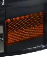 Spec-D Crystal Headlights (Matte Black Housing/Clear Lens) Dodge Dakota | Durango 1997-2004                                     - 2LH-DAK97JM-ABM - Image 5