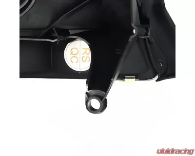 Spec-D Crystal Headlights (Matte Black Housing/Clear Lens) Dodge Dakota | Durango 1997-2004 - 2LH-DAK97JM-ABM