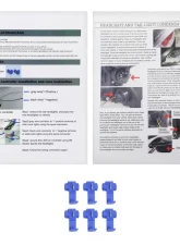 Spec-D LED Tube Factory Style Headlights (Chrome Housing/Clear Lens) Dodge Ram 2002-2005                                     - 2LH-DGP02-G3-GO - Image 7