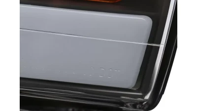 Spec-D LED Tube Factory Style Headlights (Matte Black Housing)/Clear Lens) Dodge Ram 2002-2005                                     - 2LH-DGP02JM-G3-GO - Image 6