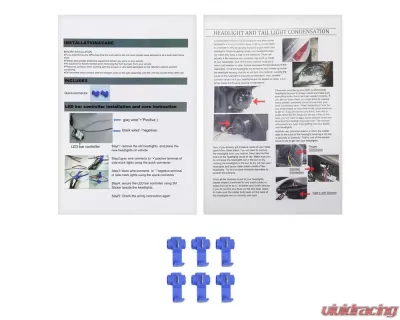 Spec-D LED Tube Factory Style Headlights (Matte Black Housing)/Clear Lens) Dodge Ram 2002-2005 - 2LH-DGP02JM-G3-GO