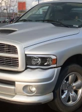 Spec-D LED Tube Factory Style Headlights (Matte Black Housing)/Clear Lens) Dodge Ram 2002-2005                                     - 2LH-DGP02JM-G3-GO - Image 10