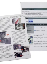 Spec-D LED Tube Factory Style Headlights w/ Amber Reflector (Chrome Housing/Clear Lens) Dodge Ram 2006-2009                                     - 2LH-DGP06-G3-GO - Image 7