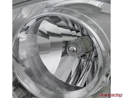 Spec-D Factory Style Crystal Headlights (Chrome Housing/Clear Lens) Dodge Ram 2006-2009 - 2LH-DGP06-RS