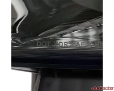 Spec-D Factory Style Headlights w/ Projector High/Low Beam (Chrome Housing/Smoke Lens) Dodge Dart 2013-2016 - 2LH-DRT13G-RS