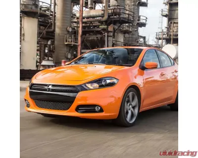 Spec-D Factory Style Headlights w/ Projector High/Low Beam - Driver Side Only (Jet Black Housing/Clear Lens) Dodge Dart 2013-2016 - 2LH-DRT13JM-L-RS