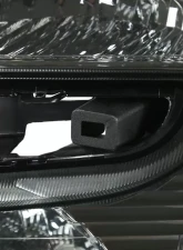 Spec-D Factory Style Headlights w/ Amber Reflector (Chrome Housing/Smoked Lens) Chevrolet Equinox 2005-2009                                     - 2LH-EQIX05G-ABM - Image 5