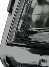 Spec-D Factory Style Headlights w/ Amber Reflector (Chrome Housing/Smoked Lens) Chevrolet Equinox 2005-2009                                     - 2LH-EQIX05G-ABM - Image 6