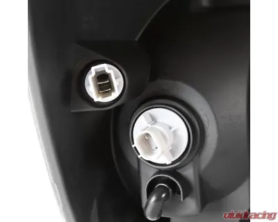 Spec-D Factory Style Headlights w/ Amber Reflector (Chrome Housing/Smoked Lens) Chevrolet Equinox 2005-2009 - 2LH-EQIX05G-ABM