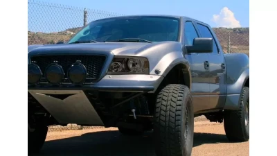 Spec-D LED Bar Factory Style Headlights (Chrome Housing/Smoked Lens) Ford F-150 | Lincoln Mark LT 2004-2008                                     - 2LH-F15004G-G3-GO - Image 10