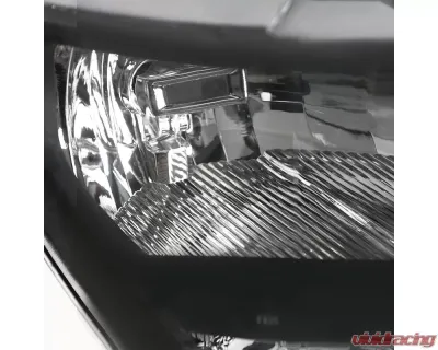 Spec-D Factory Style Headlights (Matte Black Housing/Clear Lens) Ford F-150 2015-2017 - 2LH-F15015JM-RS