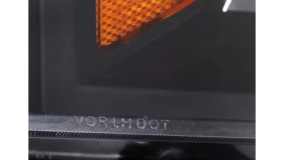 Spec-D Factory Style Headlights (Matte Black Housing/Clear Lens) Ford F-150 2015-2017                                     - 2LH-F15015JM-RS - Image 5