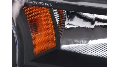 Spec-D Factory Style Headlights (Matte Black Housing/Clear Lens) Ford F-150 2015-2017                                     - 2LH-F15015JM-RS - Image 6