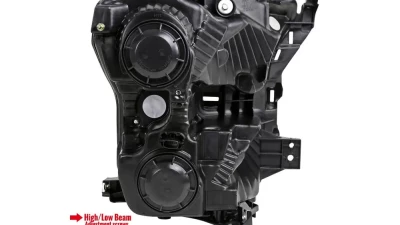 Spec-D Factory Style Headlights (Matte Black Housing/Clear Lens) Ford F-150 2015-2017                                     - 2LH-F15015JM-RS - Image 8